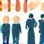 Icon representing customer-centricity: a person and a speech bubble.